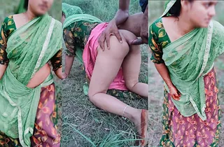Indian Bhabhi Ridged Up by Devar's Phat Parcel out Outdoors