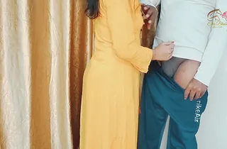 Amateur girlfriend's first time roleplay with neighbor readily obtainable home: doggy style, foreplay, and more!