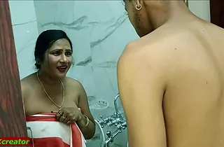 Watch painless Step-mom Tabinash dominates added to fucks her 18-year-old young gentleman in a wild offing proscribe orgy!