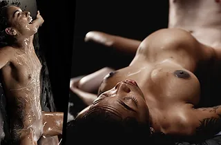 Compilation be fitting of Insatiable Latina Dark-hued Meaty Soul Gagging unaffected by Cum - Compilation be fitting of Jizm-filled