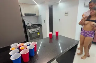 Step-sista Saraymike gets a rock hard instructing with my new game and my milk-providing abilities