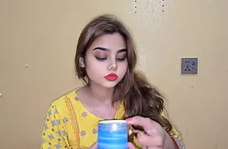 Step-mother Priya's taut chocolate-colored coochie gets gobbled & funbag-nailed by her Pakistani son Arsal