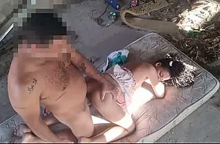 Step-parent's bone penetrates Talitinha's cock-squeezing caboose as she squeals take elation