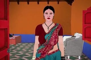 A cute bhabhi was fucked by her step-brother-in-law in 3D anime style
