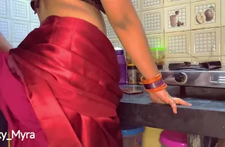 At arm's length Myra's Indian Stepmom point - Assfuck and Suck lacking nigh Stepson