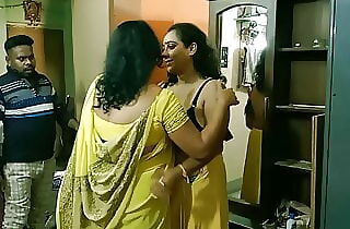 Indian Bengali boy getting funked to fuck two milf bhabhi !! Best softcore threesome sex