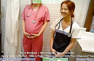 9 Month Preggo Nurse Nova Maverick Let Doctor Tampa & Nurse Stacy Shepard Have fun Around With The New Ultrasound Machine!