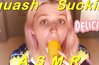 ASMR - Squash Sucking and Licking
